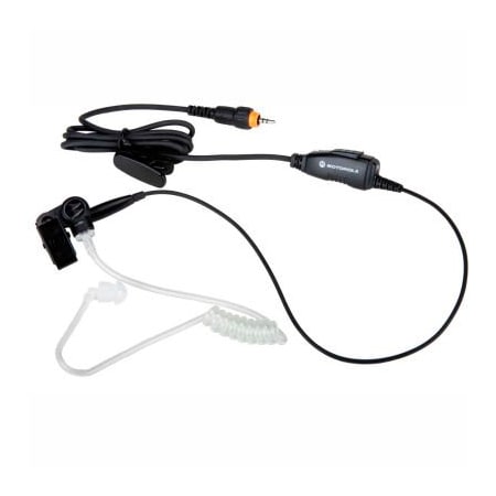 Motorola Motorola Solutions HKLN4487A CLP Series Surveillance Earpiece with Inline Push To Talk HKLN4487A